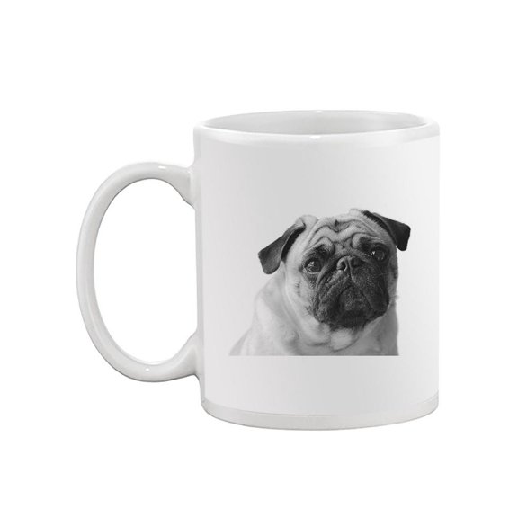 Pug With A Sad Face Mug - Image by Shutterstock,