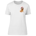 thumbnail image 1 of Pug With Christmas Hat T-Shirt Women -Image by Shutterstock, Female Medium, 1 of 4