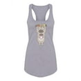 thumbnail image 1 of Pug With Coffee Racerback Tank Women -Image by Shutterstock, Female x-Large, 1 of 4