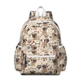 thumbnail image 1 of Pug and Footprint Backpack for School,Cute School Bag,Schoolbag with Adjustable Shoulder Straps & Padded Back,13.4"x11"x4.7", 1 of 6