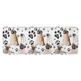 thumbnail image 1 of Pug and Footprints Kitchen Rug Mat,Kitchen Runner Rugs Non Skid Washable,Decorative Kitchen Floor Mats for Kitchen,Sink,Laundry,17"x47.2", 1 of 7