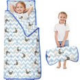 thumbnail image 1 of Pug and Footprints Toddler Nap Mats for Kids Preschool,Sleeping Mat Bag or Kids,Toddler Sleeping Bag,Toddler Nap Mat or Daycare, 1 of 6