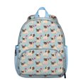 thumbnail image 1 of Pug and Love Heart Backpack Backpack for School,Cute School Bag,Schoolbag with Adjustable Shoulder Straps & Padded Back,13.8"x11.4"x6", 1 of 6