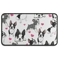 thumbnail image 1 of Pug and Love Heart Door Rugs,Washable Non Slip Door Mats Indoor,Decorative Door Mats,Entry Mat Indoor for Entrance,Bedroom,Kitchen,Bathroom,30"x17", 1 of 6