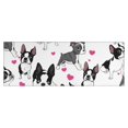 thumbnail image 1 of Pug and Love Heart Kitchen Rug Mat,Kitchen Runner Rugs Non Skid Washable,Decorative Kitchen Floor Mats for Kitchen,Sink,Laundry,17"X47", 1 of 5