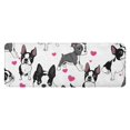 thumbnail image 1 of Pug and Love Heart Kitchen Rug Mat,Kitchen Runner Rugs Non Skid Washable,Decorative Kitchen Floor Mats for Kitchen,Sink,Laundry,17"x47.2", 1 of 7