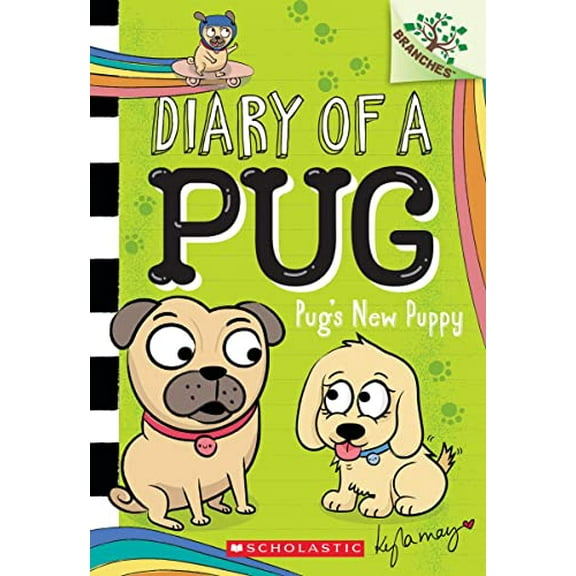 Pre-Owned Pug's New Puppy: A Branches Book (Diary of a Pug #8): Volume 8 (Paperback) by Kyla May