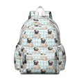 thumbnail image 1 of Pug with Crown Backpack for School,Cute School Bag,Schoolbag with Adjustable Shoulder Straps & Padded Back,13.4"x11"x4.7", 1 of 6