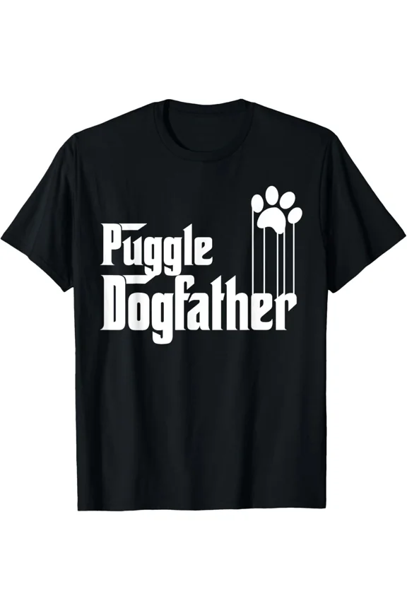 Puggle Dog Dad Funny Dog Lover Gift Unisex T-Shirt, up to Size 5XL