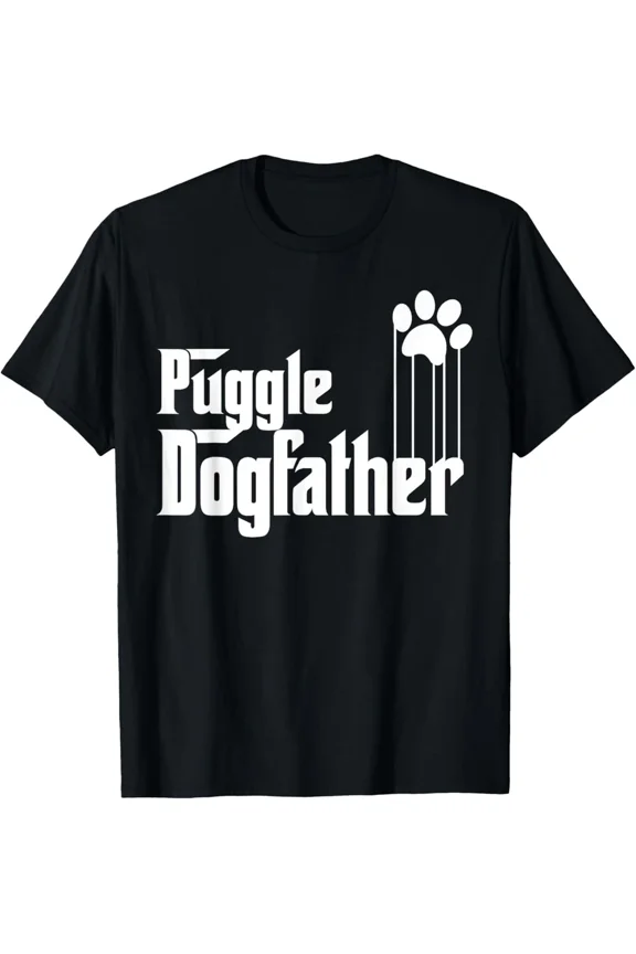 Puggle Dog Dad Funny Puppy Pet Owner Dog Lover Art Unisex T-Shirt , up to Size 5XL