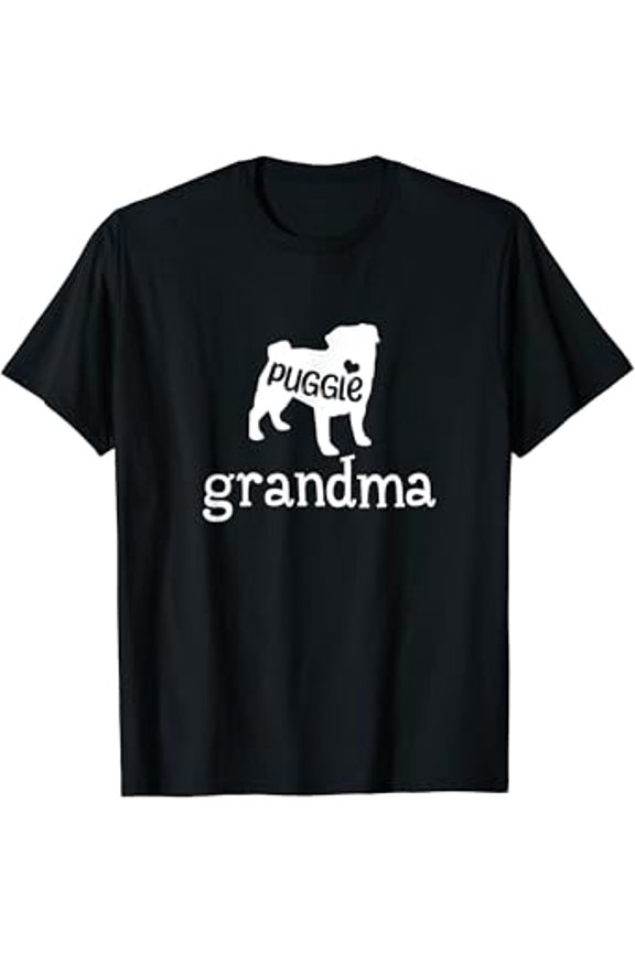 Puggle Dog Grandma Lover Gifts for Women Cute Dog Mom Owner T-Shirt