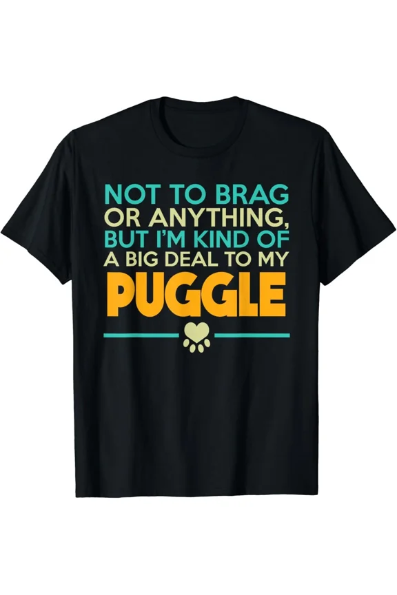 Puggle Dog T-Shirt, Funny Puggle Tee Gift Unisex T-Shirt
