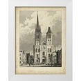 thumbnail image 1 of Pugin, A. 19x24 White Modern Wood Framed Museum Art Print Titled - Eglise de St. Denis, 1 of 4