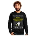 thumbnail image 1 of Tstars Pugly Christmas - Funny Pug Ugly Christmas Xmas Party Sweatshirt Medium Black, 1 of 5