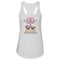 thumbnail image 1 of Pugs, Always And Forever Tank Women -Image by Shutterstock, Female Small, 1 of 4