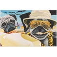 thumbnail image 1 of Pugs & Loathing by Dirks Hays  Mini Poster 17.5" x 11" - Laminated, 1 of 5