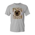 thumbnail image 1 of Pugs Not Drugs Dog Funny DT Adult T-Shirt Tee, 1 of 2