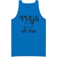 thumbnail image 1 of Pugs Not Hugs Neon Tank Top, 1 of 1