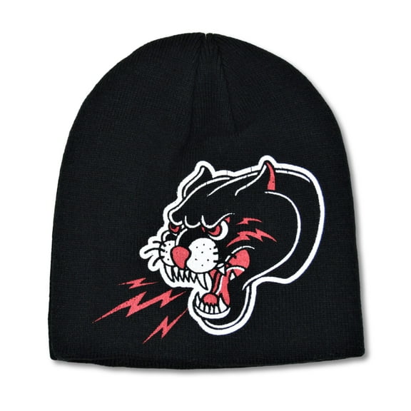 Pugs Unisex Men's Knitted Graphic Print Beanie Winter Hat-Black / One Size