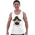 thumbnail image 1 of Pugster Hipster Dog Glasses Beanie Tank Top T Shirts Men Women Brisco Brands S, 1 of 5