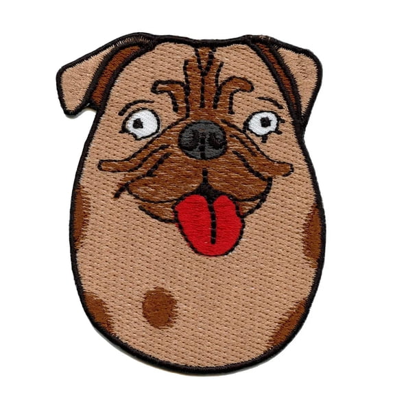 Pugtato Pug Dog Meme Iron On Patch