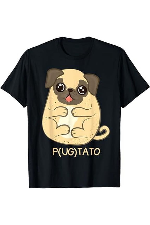 Pugtato Pug Potato Dog Lover T-Shirt Gift
