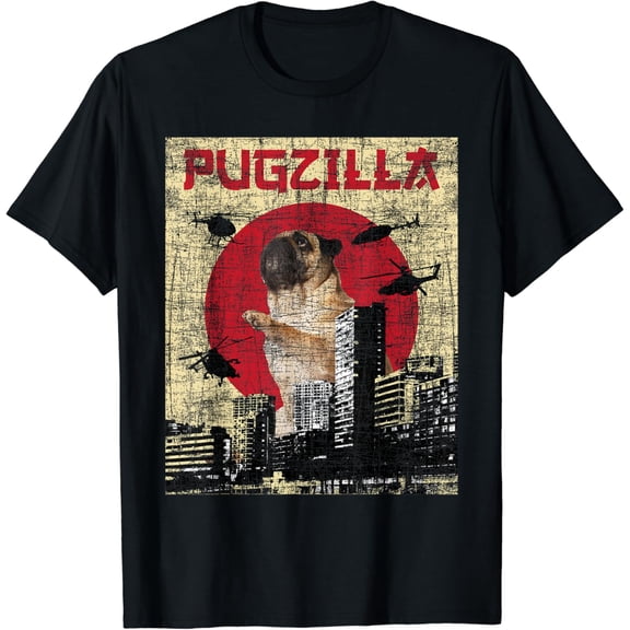 Pugzilla Dog Lover Puppy Trainer Animal Pet Breeder T-Shirt