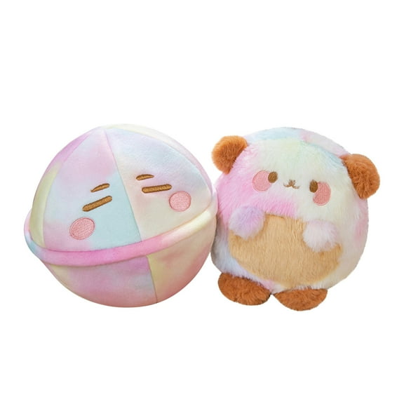 Puhuiying Cute Plush Toy: Rabbit and Pig Dolls with Carrot and Strawberry Wrap,Perfect Easter Gift for Family and Kids(B)