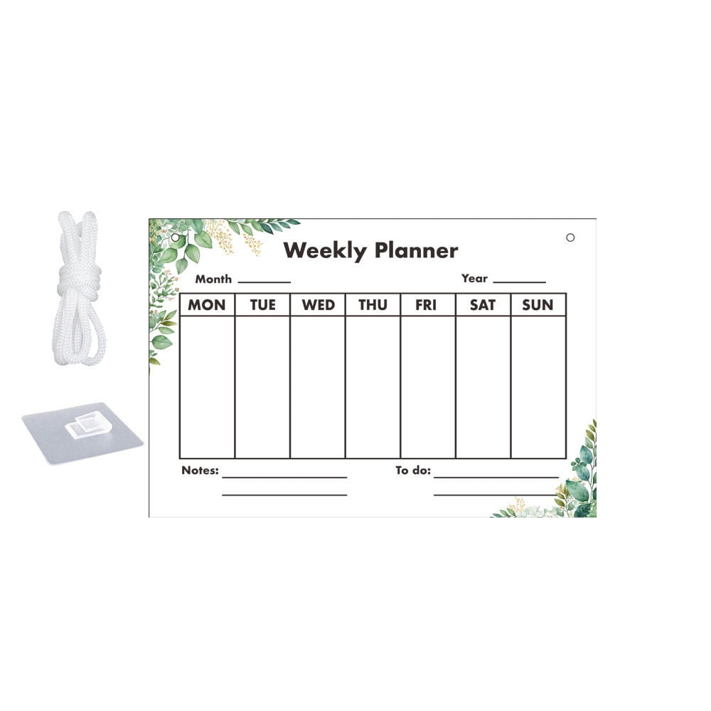 Puhuiying Hanging Weekly Plan Note Board with Eras