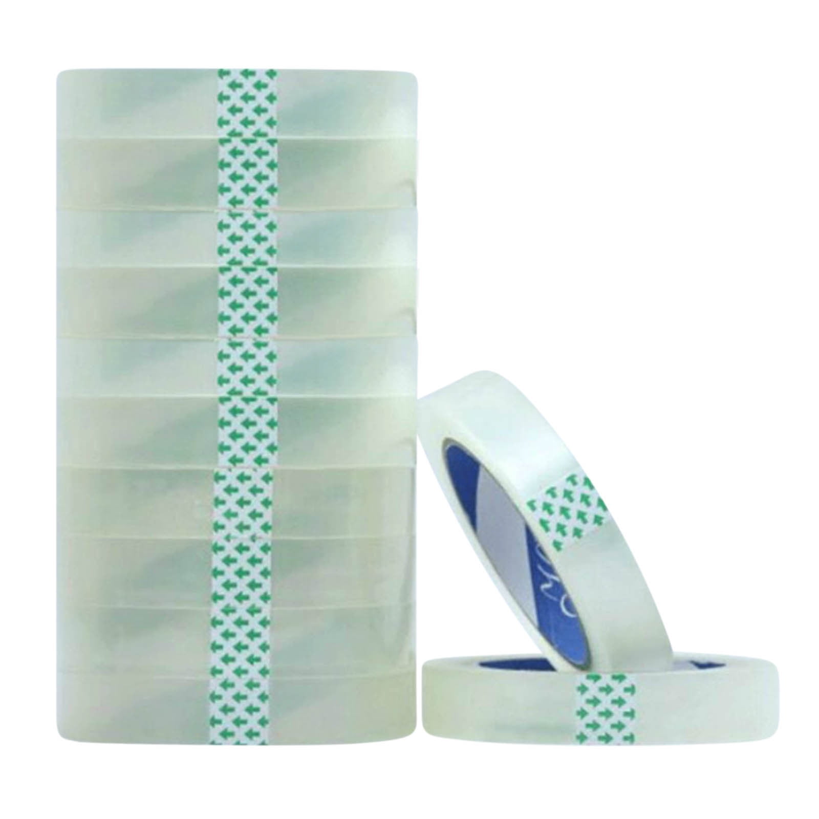 Puhuiying Transparent Tape 12 Roll Clear Tape Refills For Dispenser 3/4