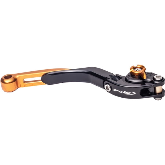 Puig - 19ONO - Hi-Tech Extendable Brake Lever Black/Gold Extendable/Foldable