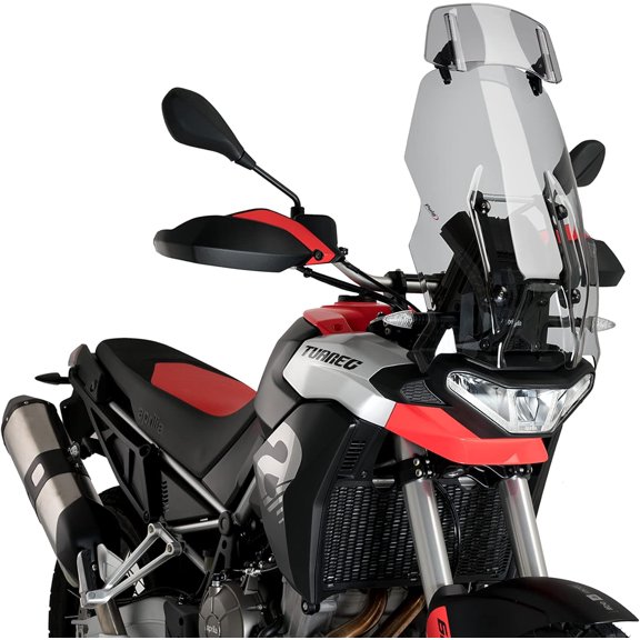 Puig 20764H Multi Adjustable Windshield Deflector - Clip-On - Smoke