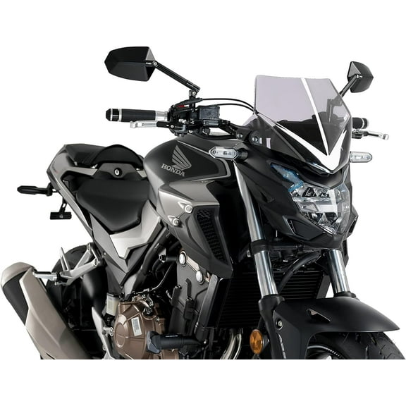 PUIG HI-TECH PARTS New Generation Sport Windshield - Smoke - CB500F 21412H