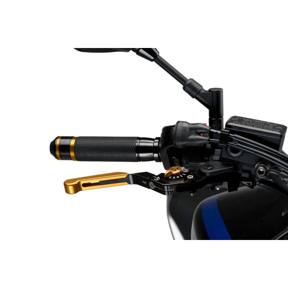 Puig 14ONO 3.0 Extendable Folding Brake Lever - Black/Gold