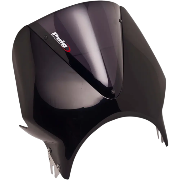 Puig 003NF Vision Windscreen - Black Fairing - Dark Smoke