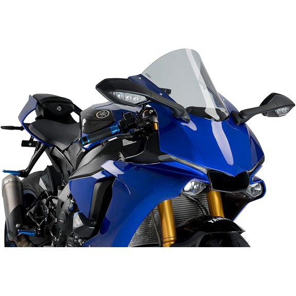 PUIG HI-TECH PARTS Race Windscreen - 14-3/8" - Smoke - YZF-R1 3632H