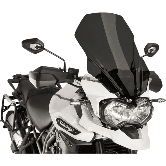 PUIG HI-TECH PARTS Race Windscreen - 24-7/8" - Light Smoke - Tour - Tiger 8915H