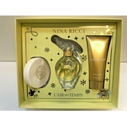 Lair du Temps By Nina Ricci For Women Set EDT + Body Soap + BL 3.4oz+3.5oz+3.4oz NEW
