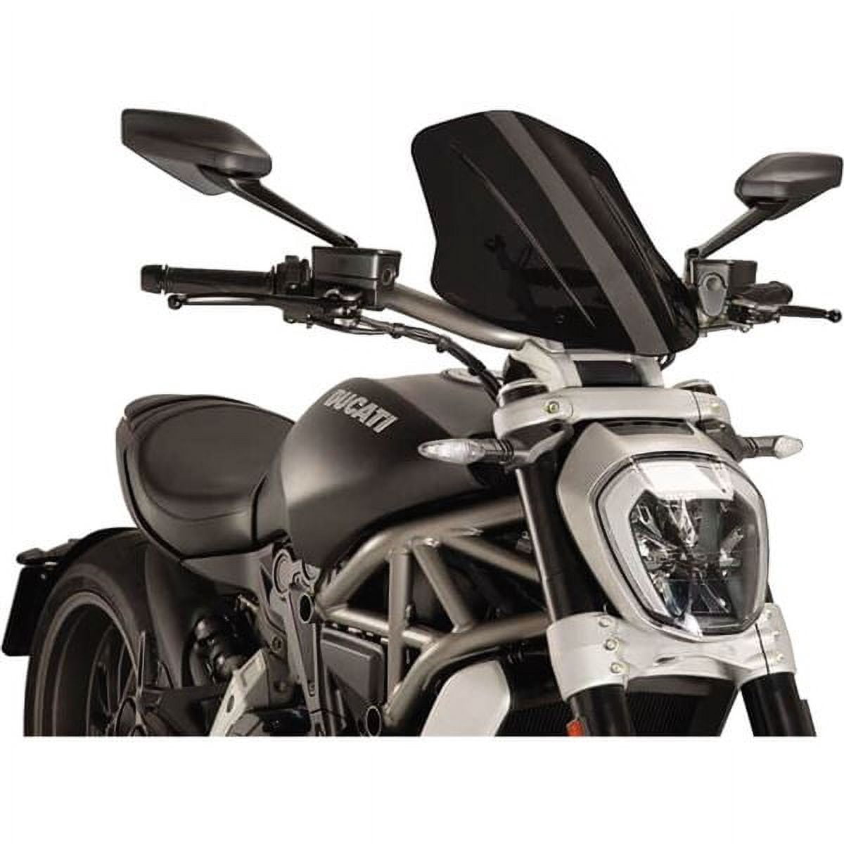 Puig New Generation Dark Smoke Adjustable Large Windscreen (8922F ...