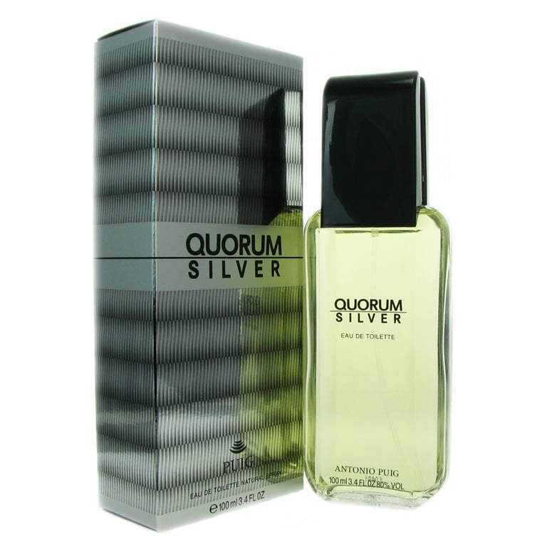 Quorum Silver Eau De Toilette Spray By Puig - 3.4 oz Quorum Silver Eau De Toilette Spray By Puig - 3.4 oz