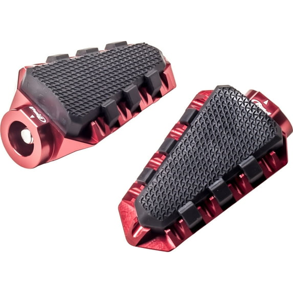 Puig Red Footpeg (Racing/Rubber Rig/Left) 7319R