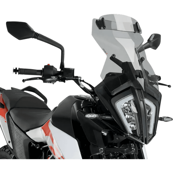 Puig Smoke Touring Windshield w/Visor (20415H)