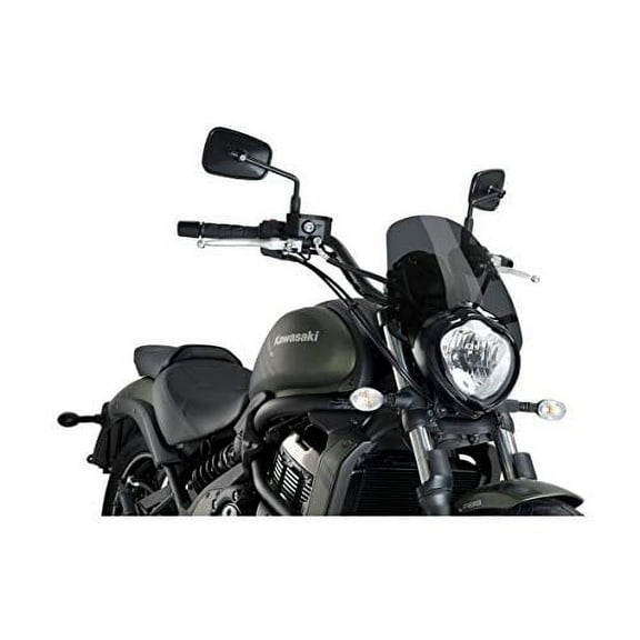 Puig Sport Windscreen (Dark Smoke) for 15-20 Kawasaki EN650SA