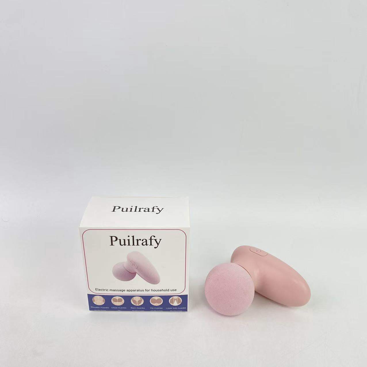 Puilrafy Electric massage apparatus for household use,Mini Massage Gun-Pink，Muscle Deep Tissue Massager Gun, Handheld Percussion Massager