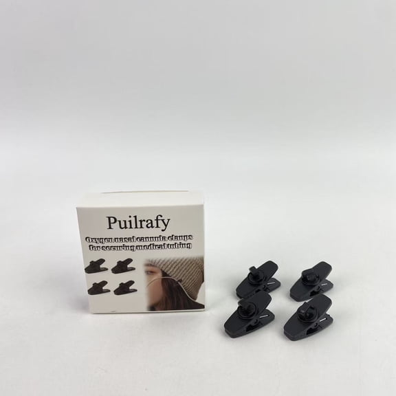 Puilrafy Oxygen nasal cannula clanps for securing medical tubing,Oxygen Tube Clips, Ear Protectors for Nasal Cannula, Rotatable Oxygen Cannula Holder for Respiratory Aids and Cannula Holder Accessori