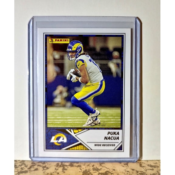 Puka Nacua 2024 Panini NFL #62 Sticker Card Los Angeles Rams