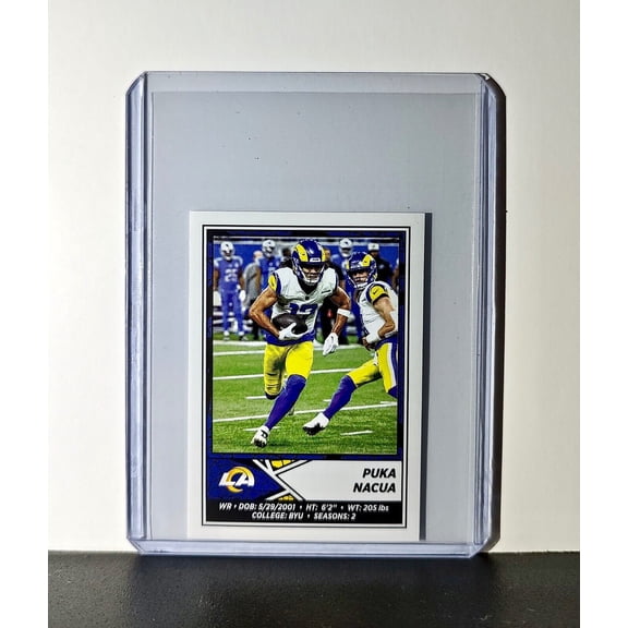 Puka Nacua 2024 Panini NFL Sticker #511 Los Angeles Rams