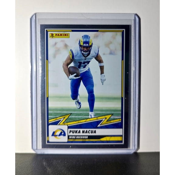 Puka Nacua 2025 Panini NFL #19 Foil Sticker Card Los Angeles Rams
