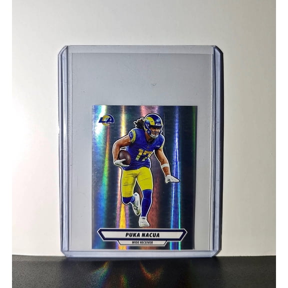 Puka Nacua 2025 Panini NFL #503 Foil Sticker Los Angeles Rams