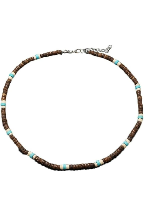 Puka Shell Beaded Necklace Men Summer Surfer Seed Necklace Seashell Beads Necklace For Women Beach Necklace For Men Beach Jewelry[o298]